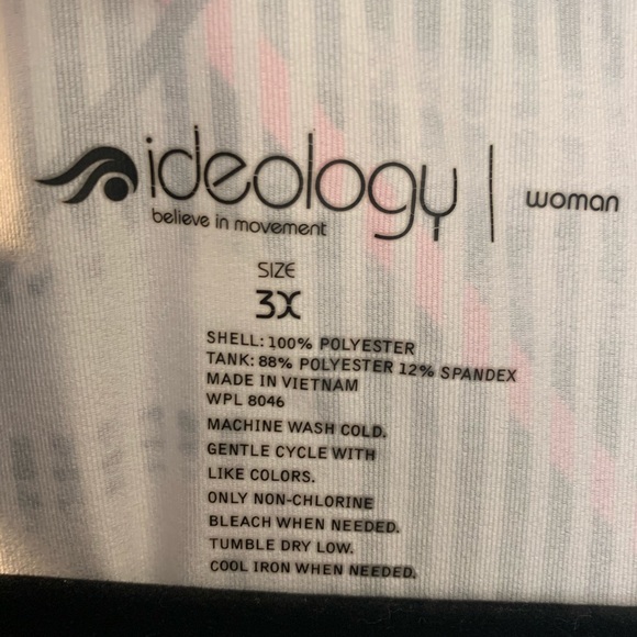 Plus Size Ideology Athletic Tank 3X - Picture 2 of 3